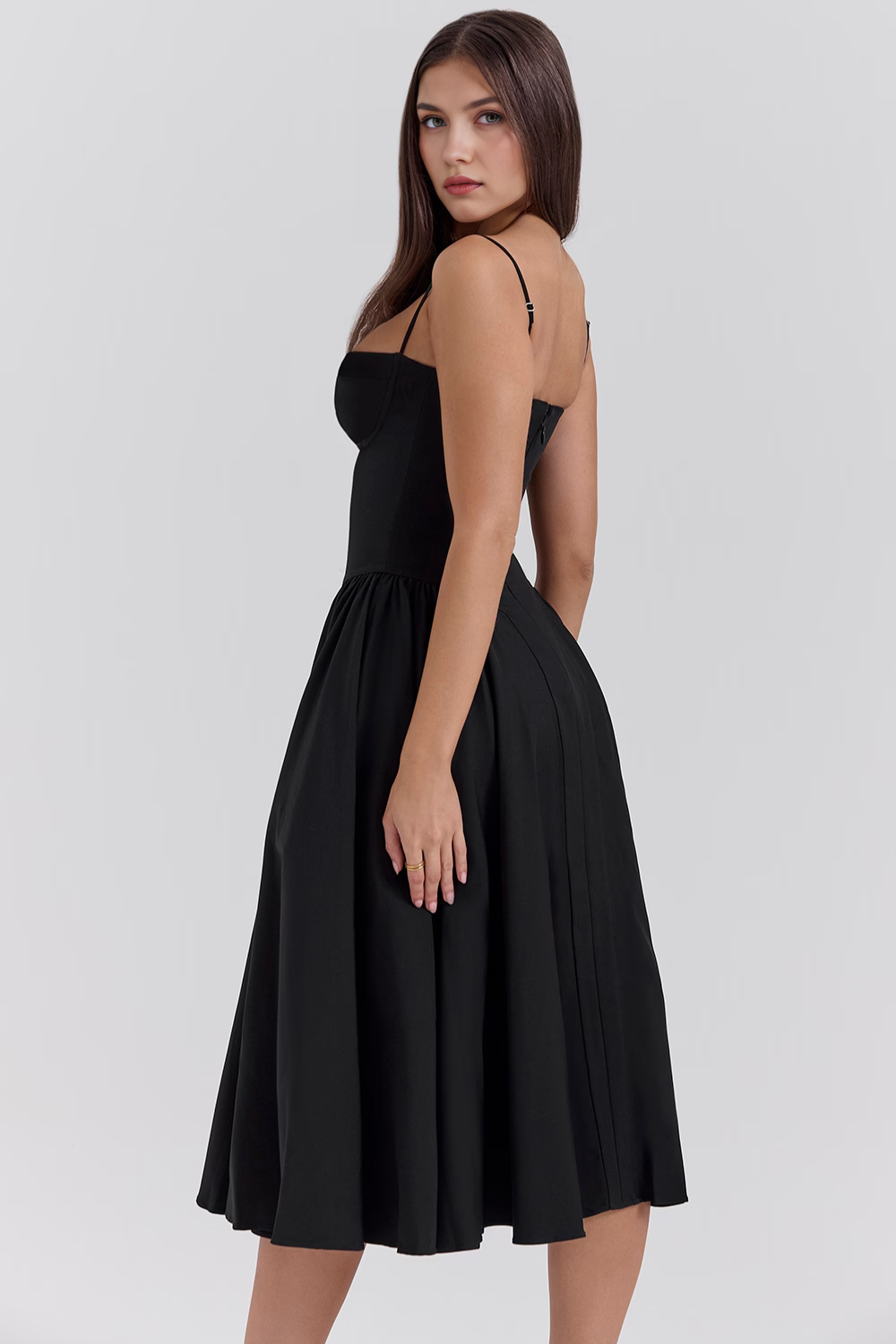 Elegantes Midi Kleider für Hochzeiten und Abendveranstaltungen – Perfekt als Hochzeitsgast-Outfit und festliches Abendkleid Emayze