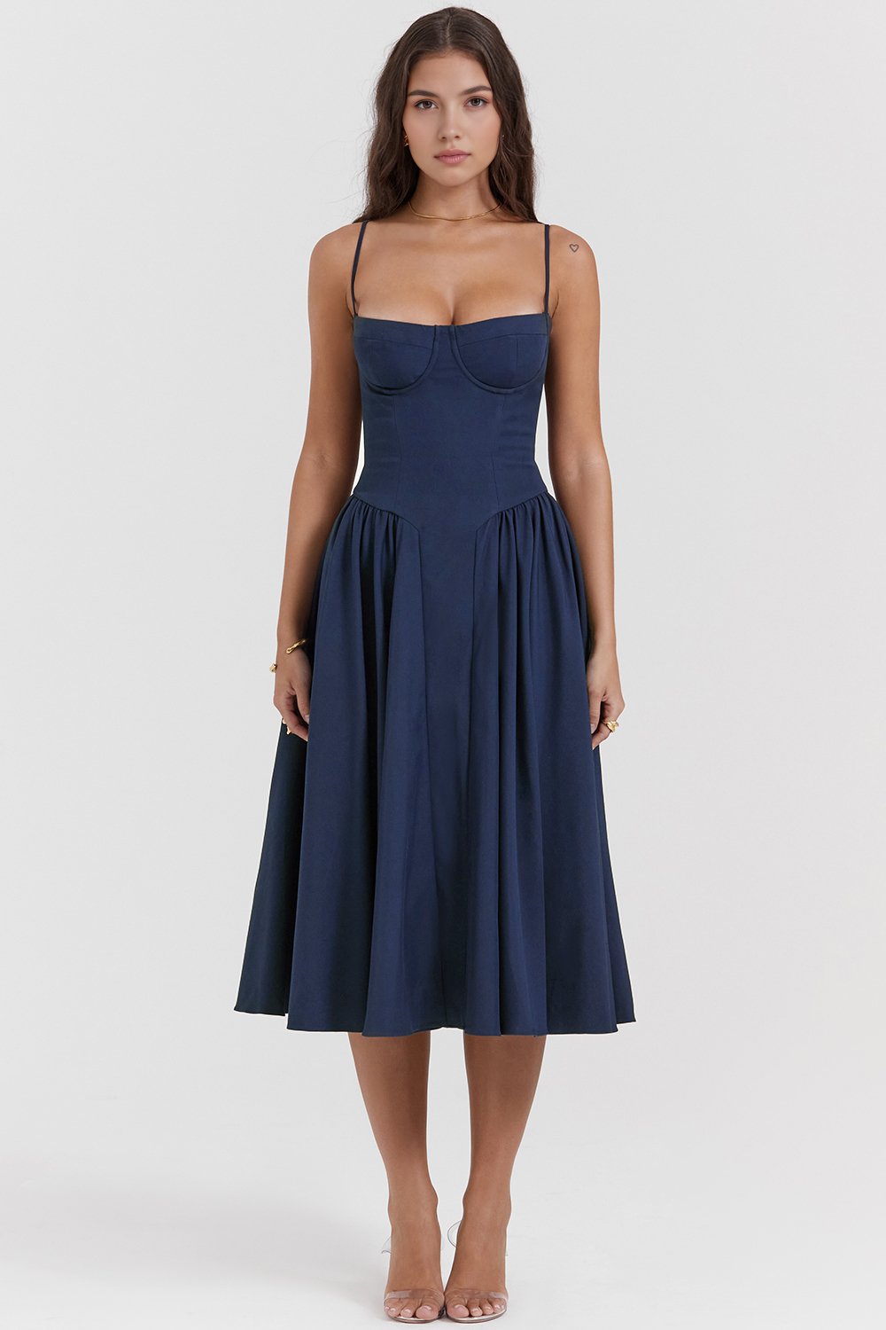 Elegantes Midi Kleider für Hochzeiten und Abendveranstaltungen – Perfekt als Hochzeitsgast-Outfit und festliches Abendkleid Emayze
