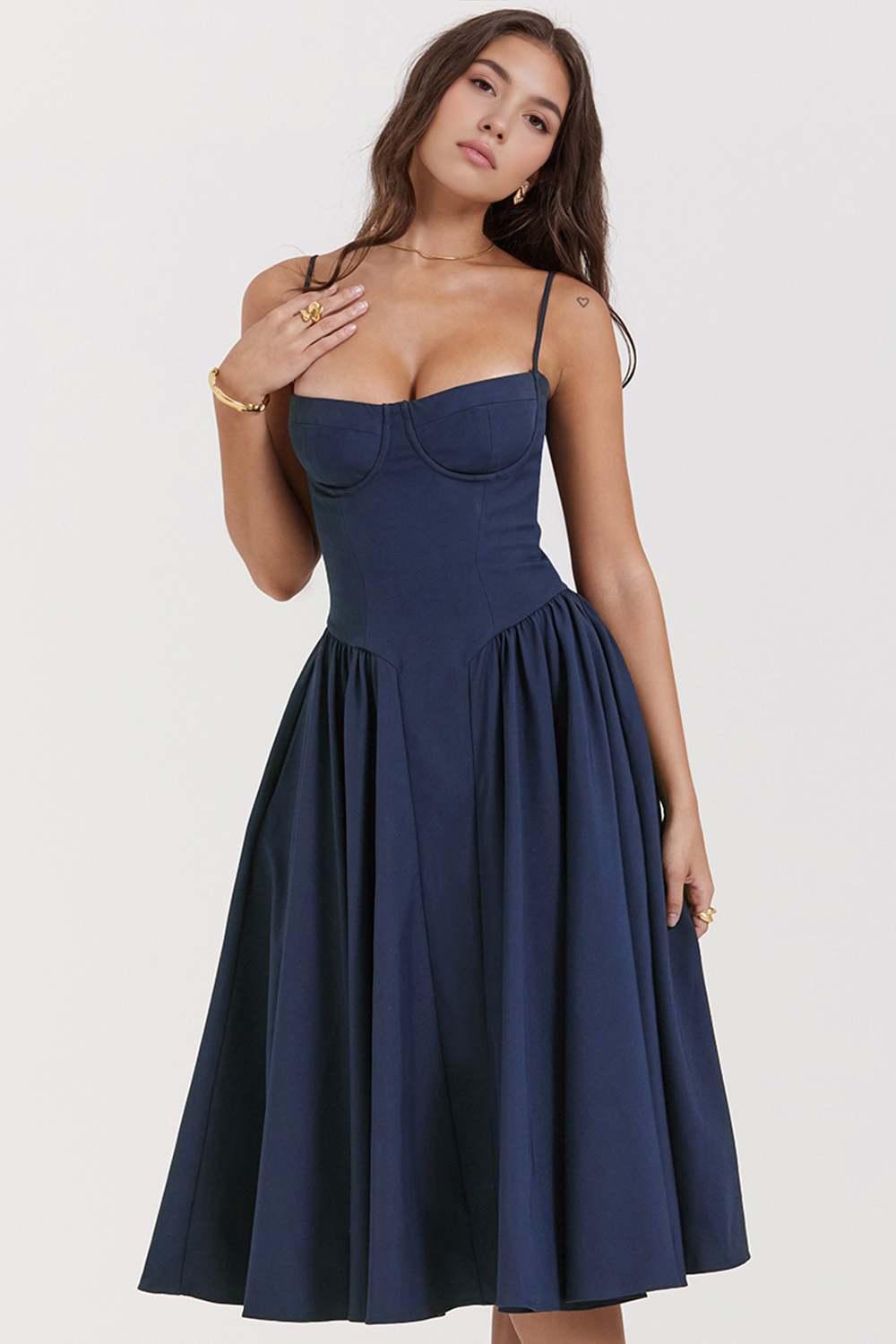 Elegantes Midi Kleider für Hochzeiten und Abendveranstaltungen – Perfekt als Hochzeitsgast-Outfit und festliches Abendkleid Emayze