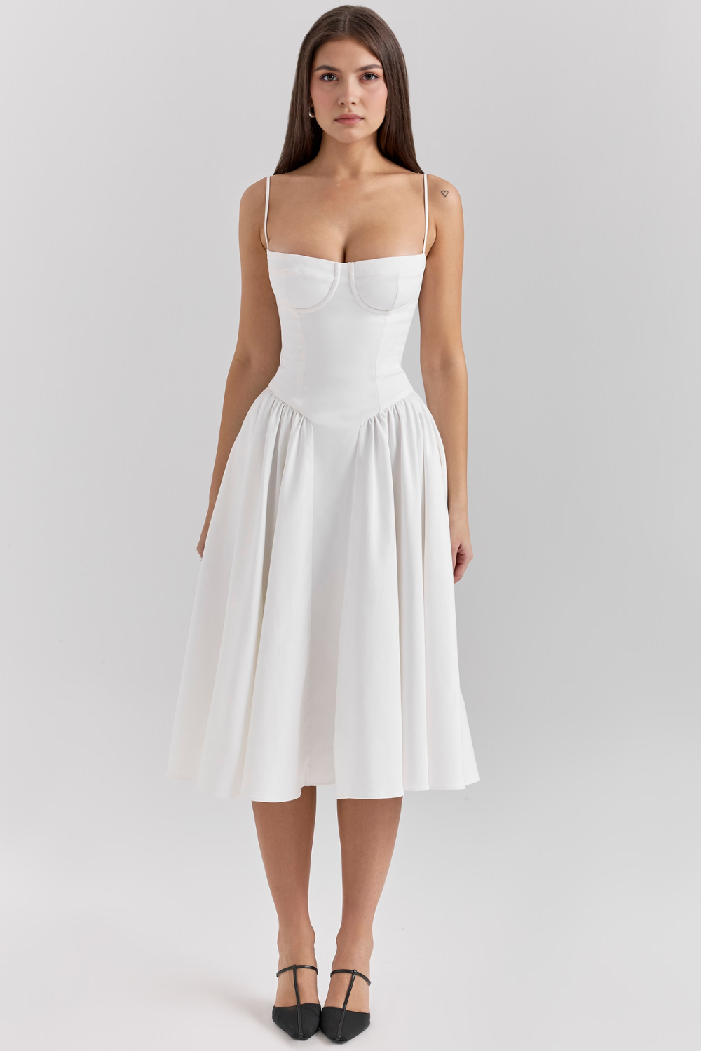 Elegantes Midi Kleider für Hochzeiten und Abendveranstaltungen – Perfekt als Hochzeitsgast-Outfit und festliches Abendkleid Emayze