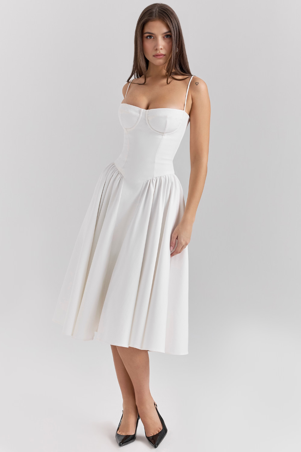 Elegantes Midi Kleider für Hochzeiten und Abendveranstaltungen – Perfekt als Hochzeitsgast-Outfit und festliches Abendkleid Emayze
