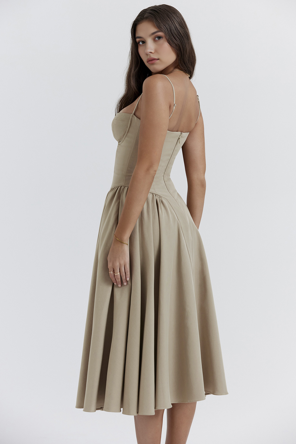 Elegantes Midi Kleider für Hochzeiten und Abendveranstaltungen – Perfekt als Hochzeitsgast-Outfit und festliches Abendkleid Emayze
