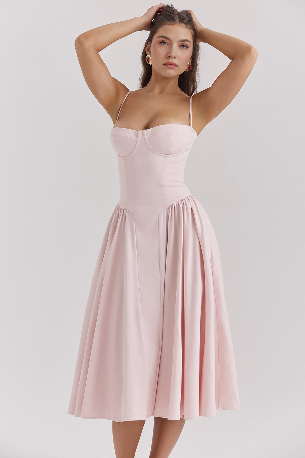 Elegantes Midi Kleider für Hochzeiten und Abendveranstaltungen – Perfekt als Hochzeitsgast-Outfit und festliches Abendkleid Emayze