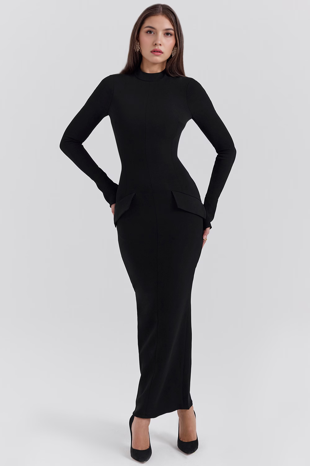 Maxikleid im Vintage Stil für besondere Anlässe  Emayze