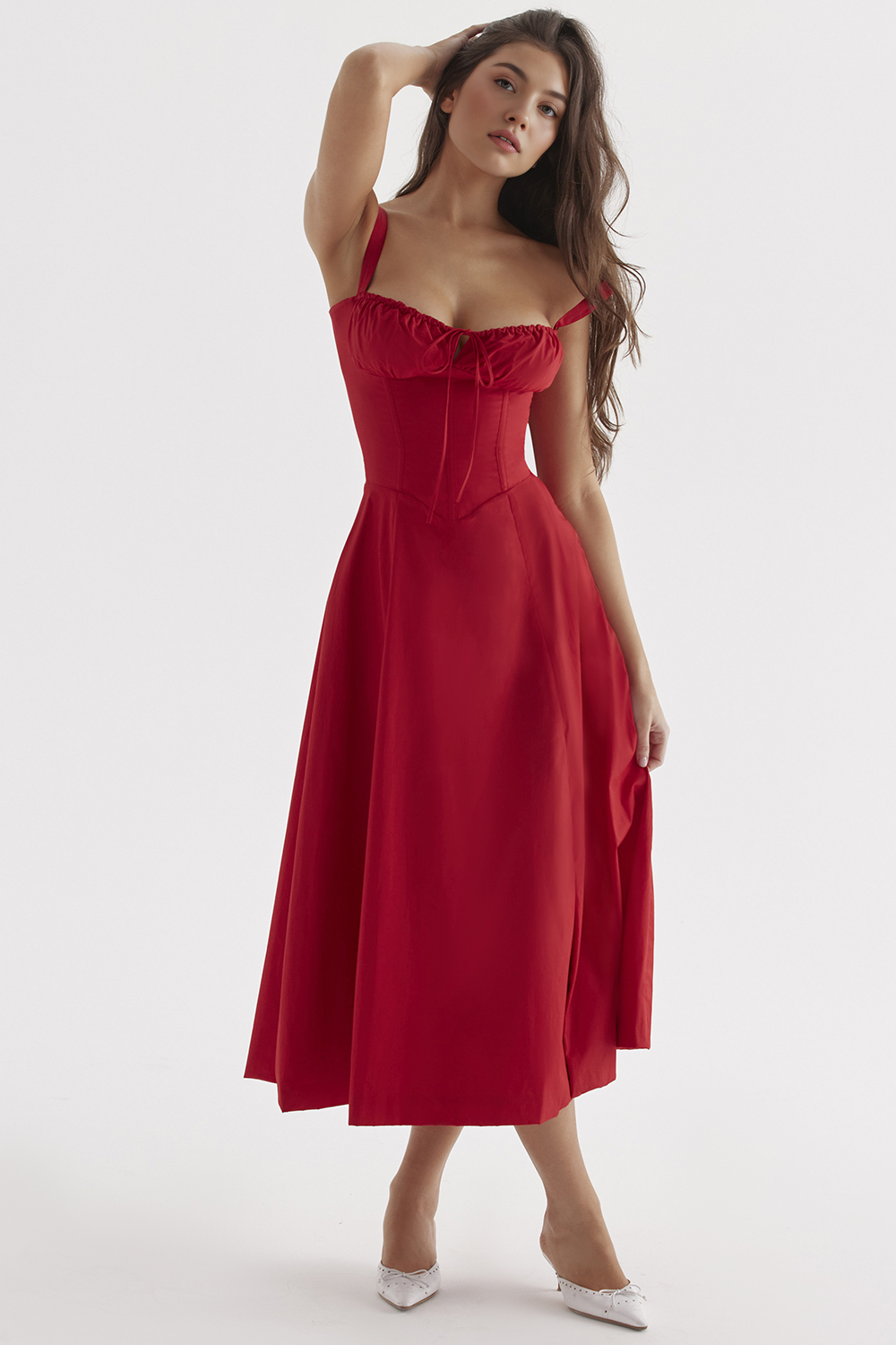 Festliches Midi Kleid für Party & besondere Anlässe  Emayze
