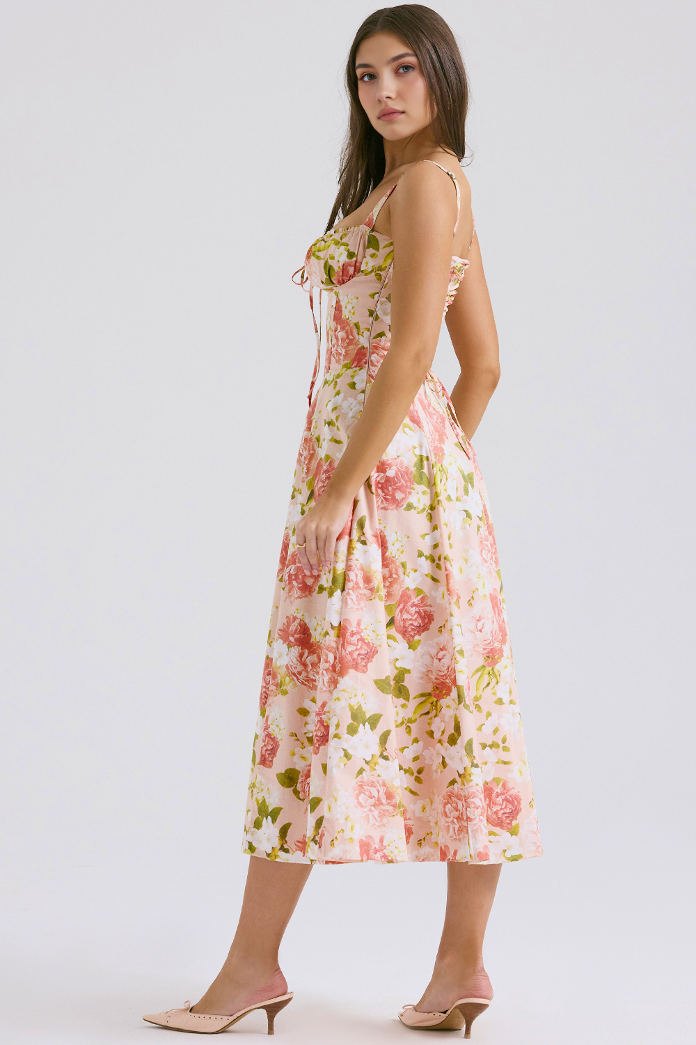 Midi Kleid für eine Sommerparty – Leichtes und Festliches Kleid  Emayze